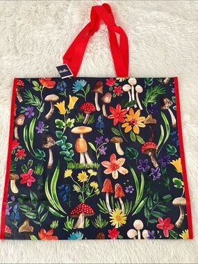 Shopping Bag Marshall’s 🍄 Mushroom 🍄‍🟫 Flowers 🌺 NWT